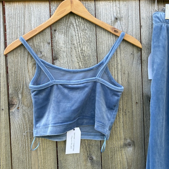 Better Together Blue Velour Tracksuit Three Piece Set - Picture 6 of 10
